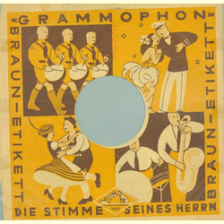 Original Grammophon Cover für 25er Schellackplatten