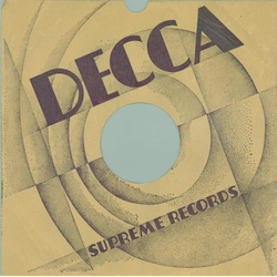 Original Decca Cover fr 25er Schellackplatten