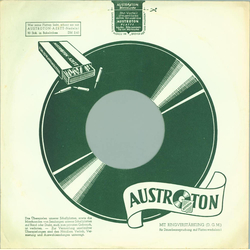 Original Austroton Cover fr 25er Schellackplatten