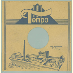 Original Tempo Cover für 25er Schellackplatten