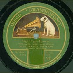 Paul Whiteman and his Orchestra - Honey, Im in love with you / Ogo Pogo