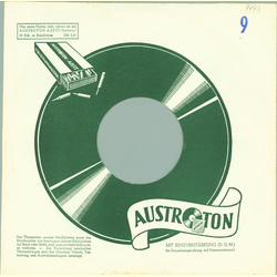 Original Austroton Cover für 25er Schellackplatten A2 A