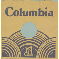 Original Columbia Cover für 25er Schellackplatten A2 B