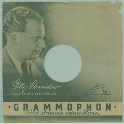 Original Grammophon Cover fr 25er Schellackplatten A1 C