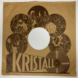 Original Kristall Cover für 25er Schellackplatten A2 C