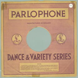 Original Parlophone Cover f�r 25er Schellackplatten A1 C