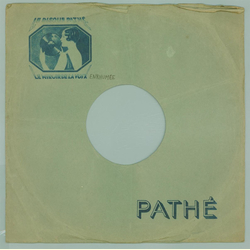 Original Pathé Cover für 25er Schellackplatten A2 C