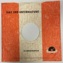 Original Polydor Cover fr 25er Schellackplatten A1 A