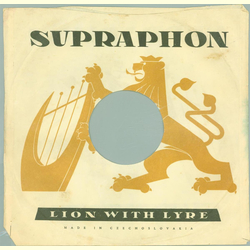 Original Supraphon Cover für 25er Schellackplatten A1 B