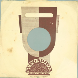 Original Supraphon Cover f�r 25er Schellackplatten A2 C