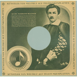 Original Telefunken Cover für 25er Schellackplatten A1 C