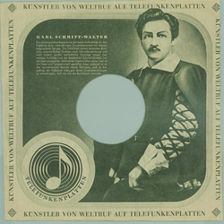 Original Telefunken Cover für 25er Schellackplatten A2 B