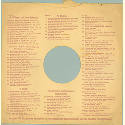 Original Tempo Cover für 25er Schellackplatten A1 C