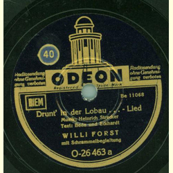 Willi Forst - Drunt in der Lobau... / s wird schne...