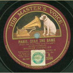 Maurice Chevalier - Paris, stay the same / Valentine