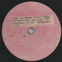 Fanfaren-Bläser-Chor - Lobe den Herrn / Glockengeläute...