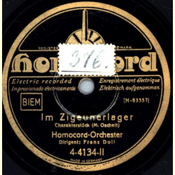 Homocord-Orchester: Franz Doll - Die trkische Scharwache / Im Zigeunerlager
