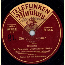 Orchester des Deutschen Opernhauses,Berlin / Walter Fenske - Die Schnbrunner / Abends auf dem Niederrhein