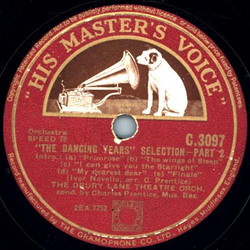 The Dury Lane Theatre Orch. - The Dancing Years - Selection