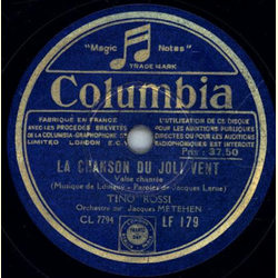 Tino Rossi - La Chanson du joli vent / Corsica Bella