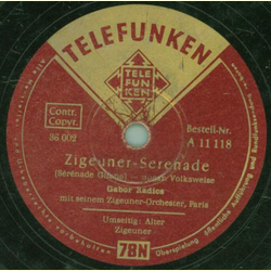Gabor Radics - Zigeuner-Serenade / Alter Zigeuner