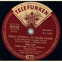 Gitta Lind - Rosen erblühten, als wir uns fanden / Sei...
