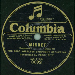 The B.B.C. Wireless Symphony Orchestra - Les Millions DArlequin - Serenade / Minuet ( Boccherini )