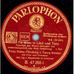 Frida Weber-Flessburg und Georg Walden - Alt-Wien in Lied und Tanz