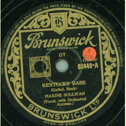 Maxine Sullivan - Kentucky Babe / Ma curly headed Babby