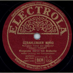 Margarete Dren - Strahlender Mond / Es gibt nur eine Liebe