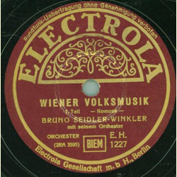 Bruno Seidler-Winkler - Wiener Volksmusik