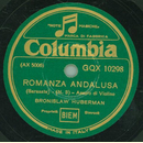 Bronislaw Huberman - Romanza Andalusa / Mazurka