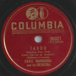 Enric Madriguera - Orchids in the Moonlight / Taboo 