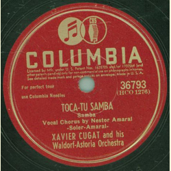 Xavier Cugat and his Waldorf-Astoria Orchestra -...