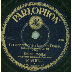 Eduard Mörike mit großem Symphonie-Orchester - An der schönen blauen Donau Teil I und II