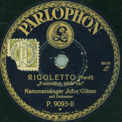 Kammersnger John Glser - Alessandro Stradella / Rigoletto