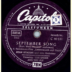 June Christy and the Pastels / Stan Kenton - The Spider and the Fly / September Song