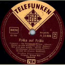 Großes Blasorchester: Willem Rau-Schebarth - Polka auf Polka, Potpourri
