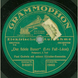 Paul Godwin mit seinem Künstler-Ensemble - Der fidele...