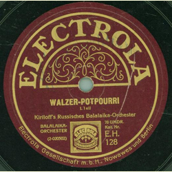 Kiriloffs Russisches Balalaika-Orchester - Walzer Potpourri