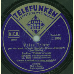 Berliner Philharmoniker - Valse Triste / Notre Dame