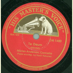 Marian Anderson- Te Deum / Chio mai vi possa