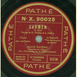 Alice Raveau - Carmen (G. Bizet)