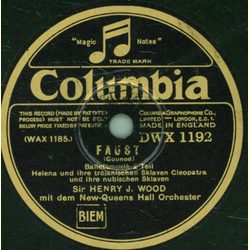 Sir Henry J. Wood - Faust