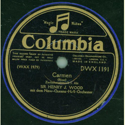 Sir Henry J. Wood - Carmen 3. und 4. Akt