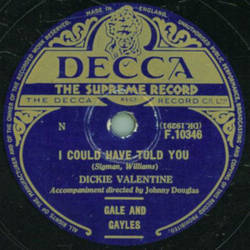 Dickie Valentine - Endless / I could have told you