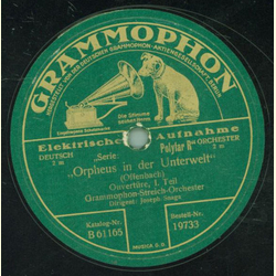 Grammophon-Streich-Orchester - Orpheus in der Unterwelt, Ouvertüre
