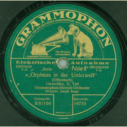 Grammophon-Streich-Orchester - Orpheus in der Unterwelt, Ouvertre