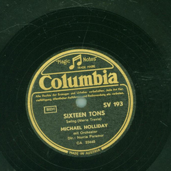 Michael Holliday - The Yellow Rose of Texas / Sixteen Tons