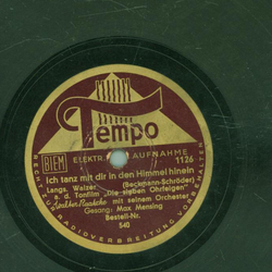 Max Mensing - Ich tanz mit dir in den Himmel hinein /...